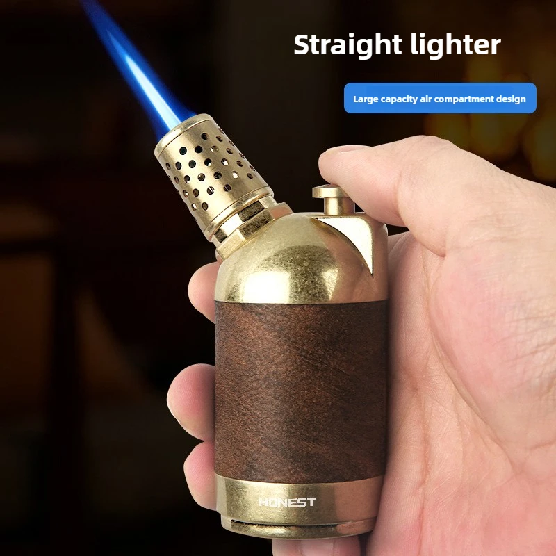 Fire Piston Starter - HONEST 방풍 제트 라이터, 시가/바베큐용 부탄