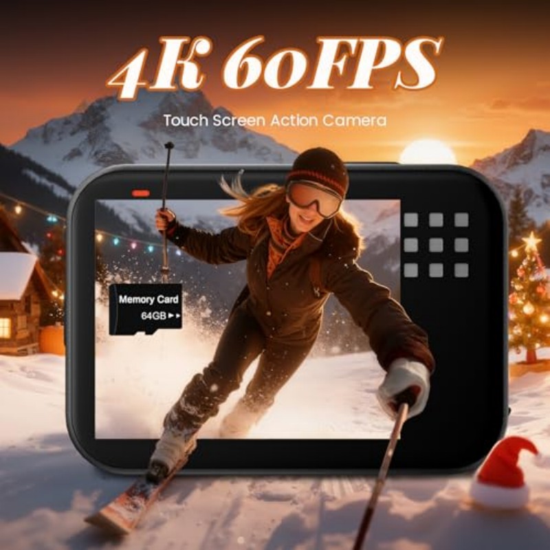 Outdoor Adventure Activities - 미니 바디 카메라, 2K 액션 카메라,