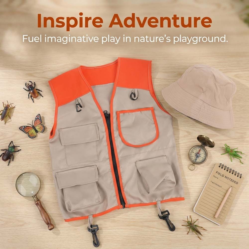 여름 의류 어린이 탐험가 조끼 도구 의류 패션 조끼 야 - Outdoor Adventure Movies For Kids 리뷰 및 가격