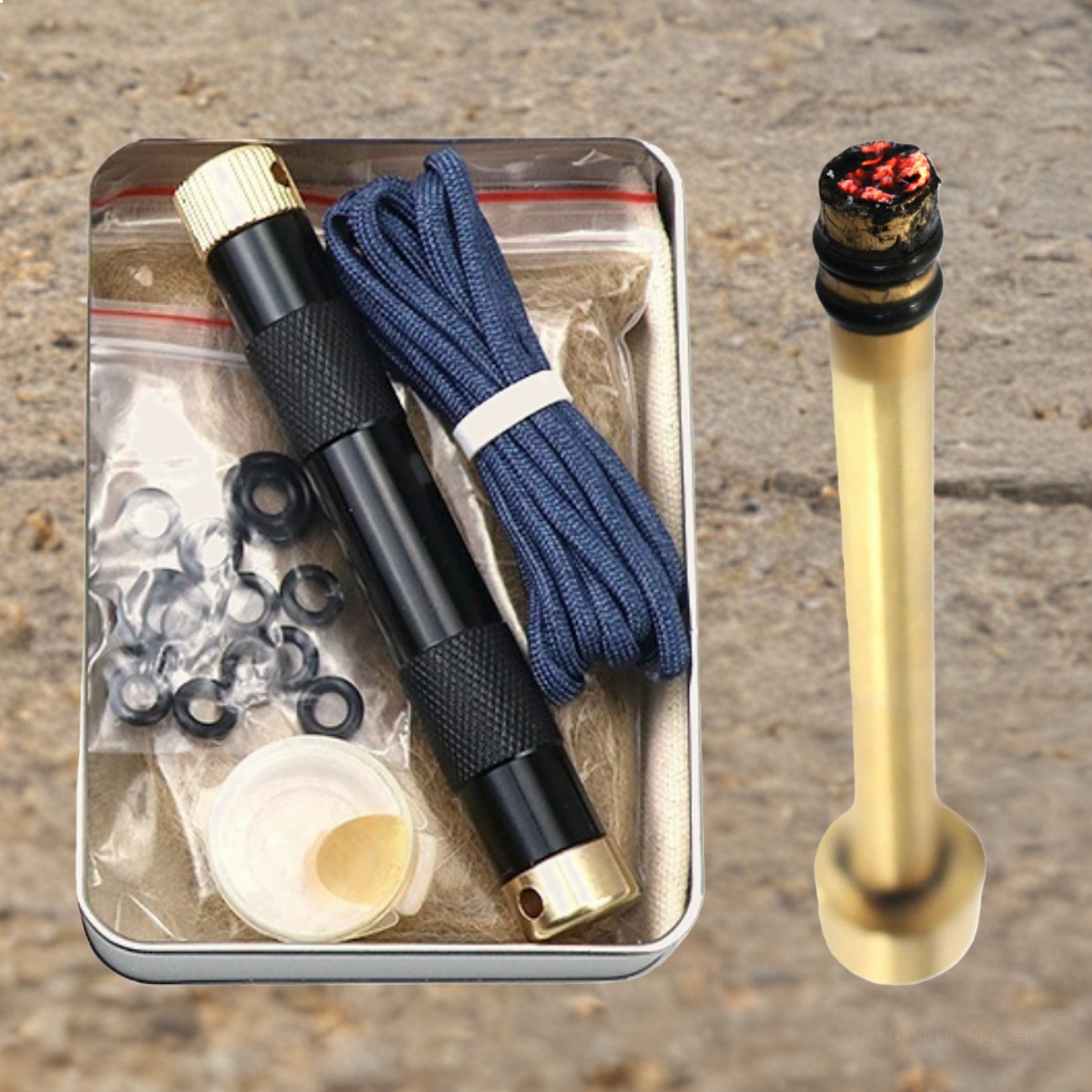 새로운 야외용 피스톤 파이어 스타터 공기압축 휴대용 캠 - Fire Piston Starter 리뷰 및 가격