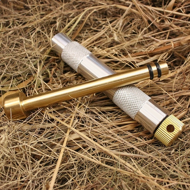 새로운 야외용 피스톤 파이어 스타터 공기압축 휴대용 캠 - Fire Piston Starter 리뷰 및 가격